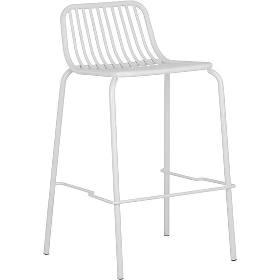 CYPRESS OUTDOOR BARSTOOL - WHITE (Set of 2)