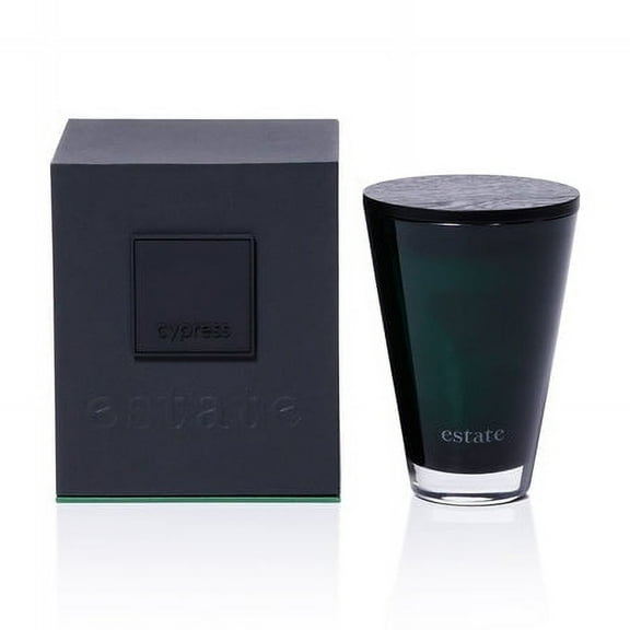 CYPRESS Zodax Estate 10 oz Scented Jar Candle - Green