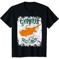 thumbnail image 1 of CYPRUS Flag Vintage Distressed CYPRUS T-Shirt, 1 of 3