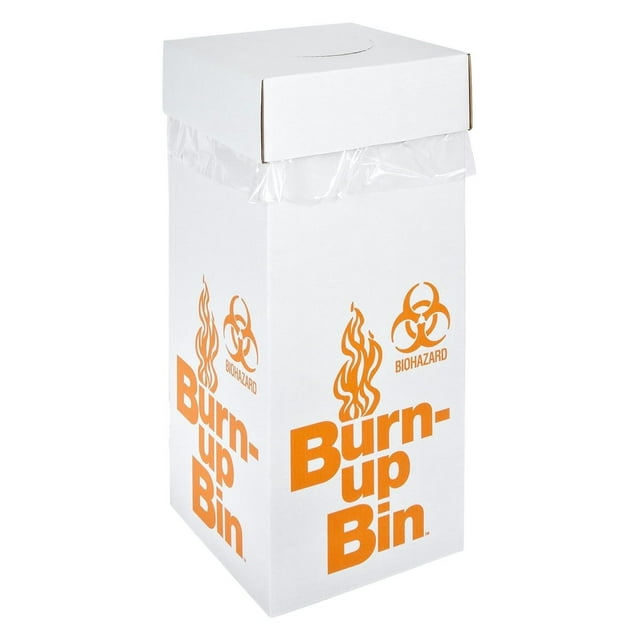 CYQUIO 797025 Floor Model BurnUp Bin Lab BioHazard Disposal Box (Case