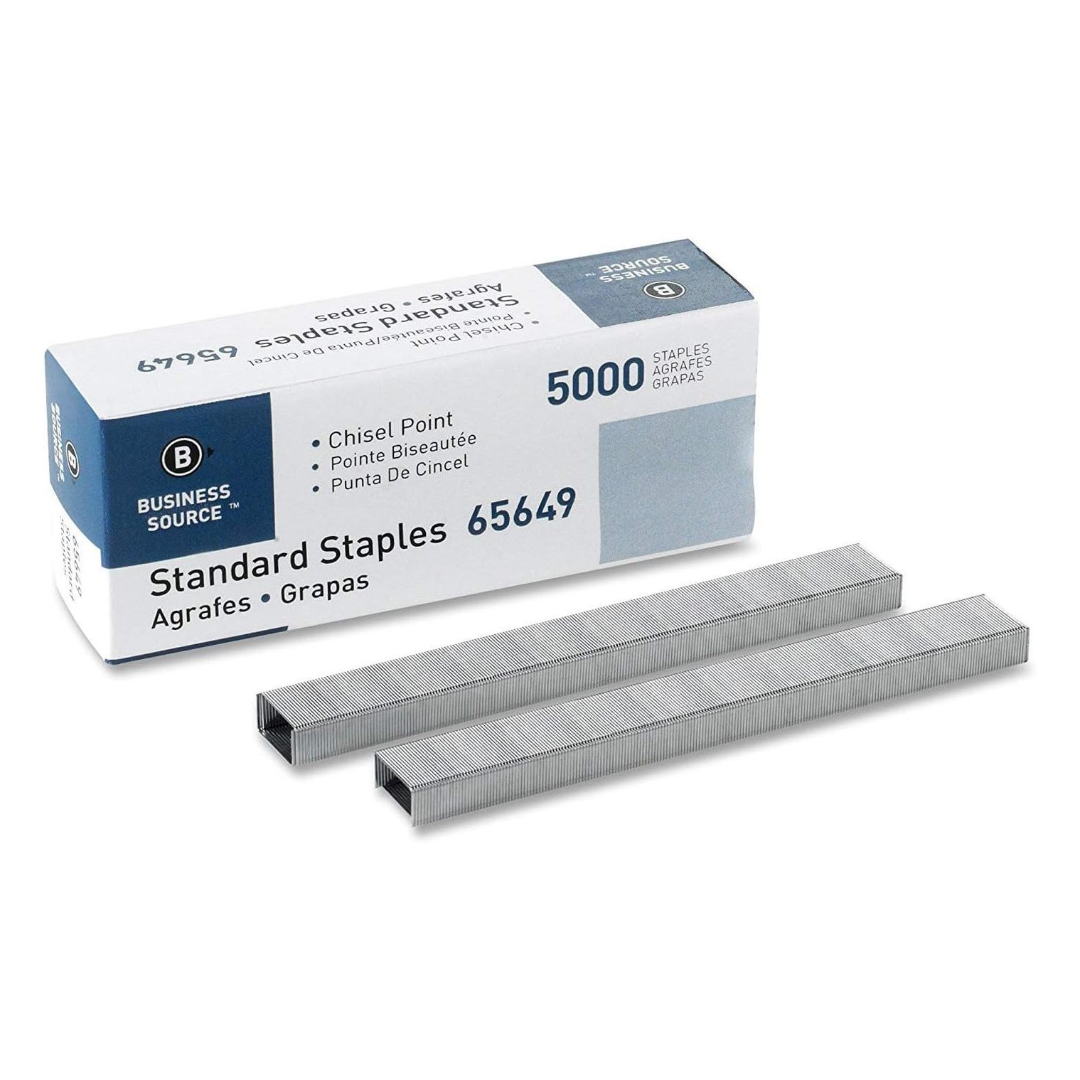 CYQUIO Chisel Point Standard Staples Box of 5000 (65649) 20 Pack