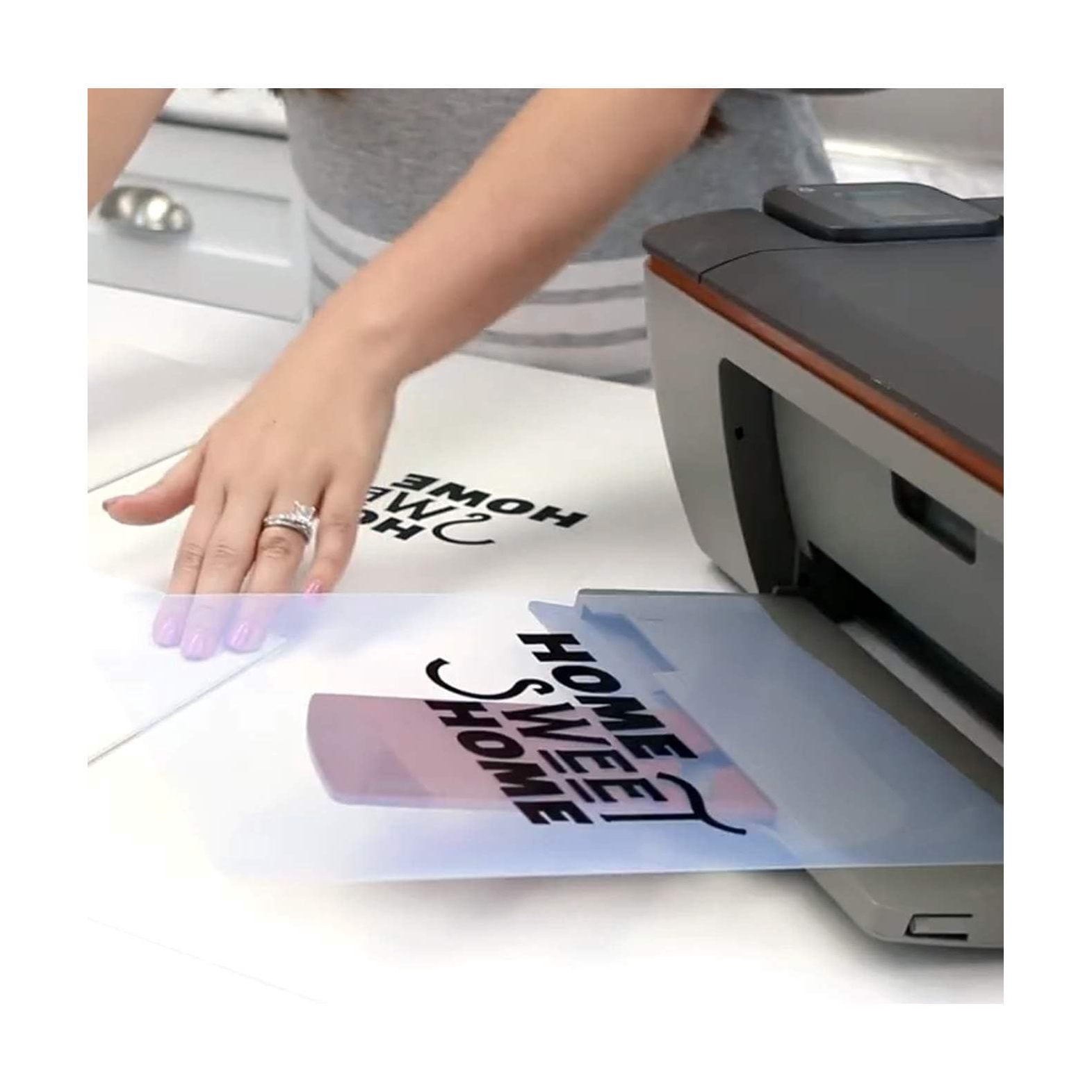 CYQUIO Inkjet Printer Film for Screen Printing, 8.5" x 11" Transparency