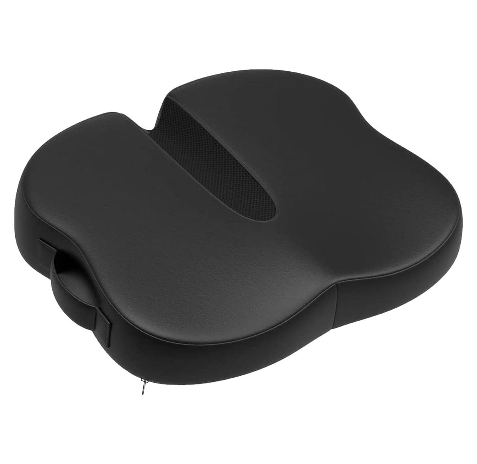 CYQUIO Luxury Seat Cushion with Faux Leather for Back Pain, Tailbone, Coccyx & Sciatica Relief