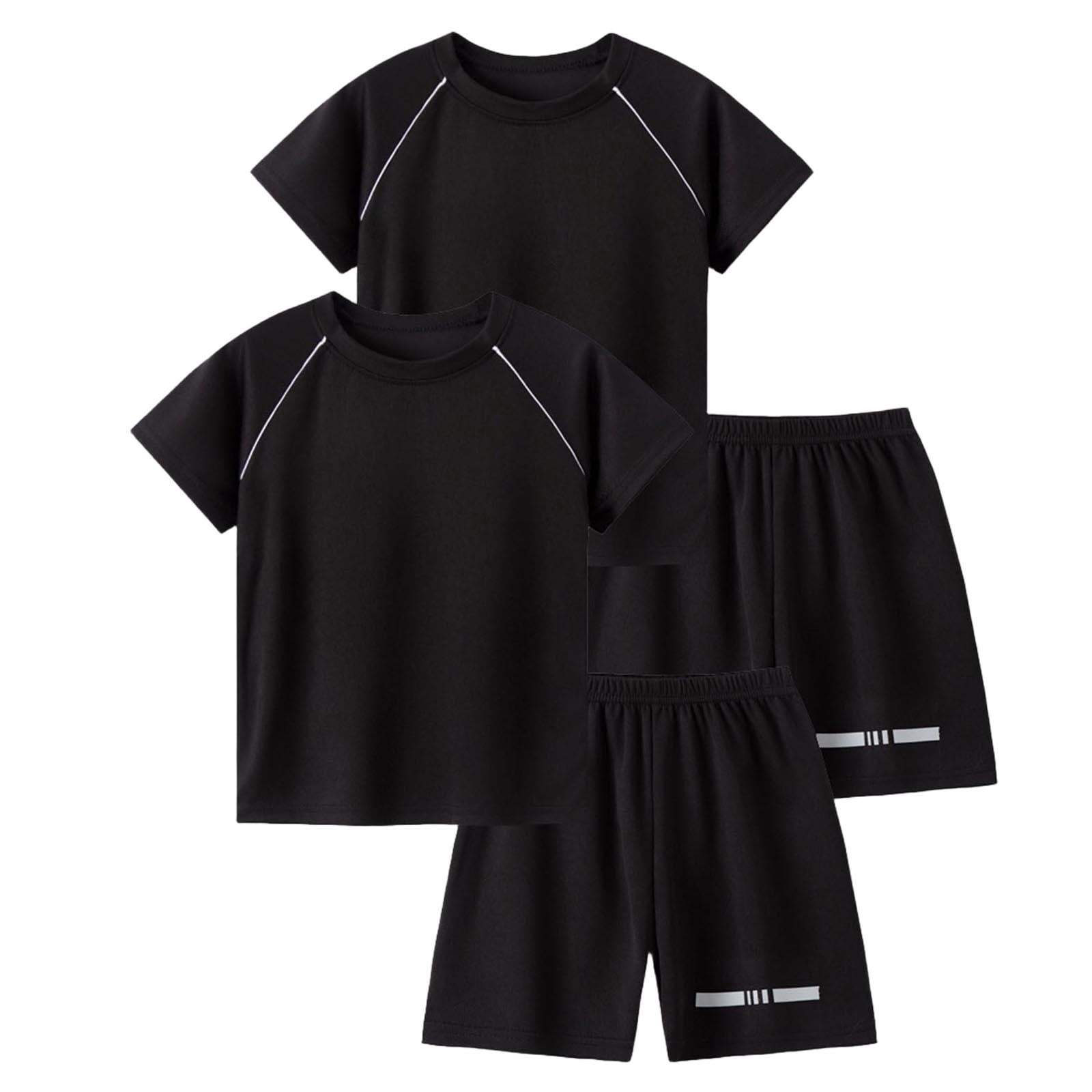 Reflection Writing Notebook CYRBOKO 2PC Boys Athletic Outfit Sets, Reflective-Striped Short Sleeve ...