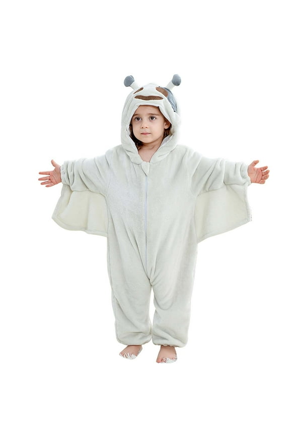 Baby Boys Girls Fleece One-piece, Long Sleeve Thermal Breathanle Zip Up Unisex One-Piece Bodysuits White Size 6-12 Months