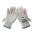 thumbnail image 1 of CYRBOKO Boys Gloves, Cotton Knitted Thermal Windproof Winter Gloves Gray Size 7-12 T, 1 of 3