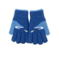 thumbnail image 1 of CYRBOKO Boys' Gloves, Gift Knitted Cotton Thermal Winter Gloves Blue Size 7-12 T, 1 of 3