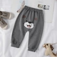 thumbnail image 1 of CYRBOKO Boys Graphic Sweatpants, Stretch Loose Elastic Waist Cotton Long Pants Dark Gray Size 5-6 T, 1 of 3