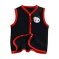 thumbnail image 1 of CYRBOKO Boys Inner Vests, Thermal Inner Button Sleeveless Fall Clothing Black Size 5-6 T, 1 of 3