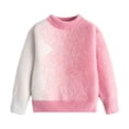 thumbnail image 1 of CYRBOKO Boys Knit Sweaters, Soft Casual Long Sleeve Crew Neck Kint Clothes Pink Size 5-6 T, 1 of 3