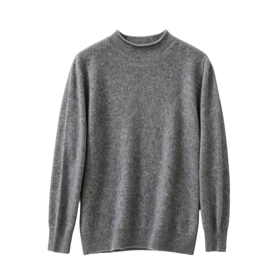 CYRBOKO Boys Knittd Sweaters, Soft Warm Long Sleeve Crewneck Fall Winter Tops Gray Size 12-13 T