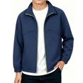 thumbnail image 1 of CYRBOKO Boys Lightweight Jackets, Fall Warm Lightweight Long Sleeve Waterproof Windbreaker Outerwear Blue Size 9-10 T, 1 of 8