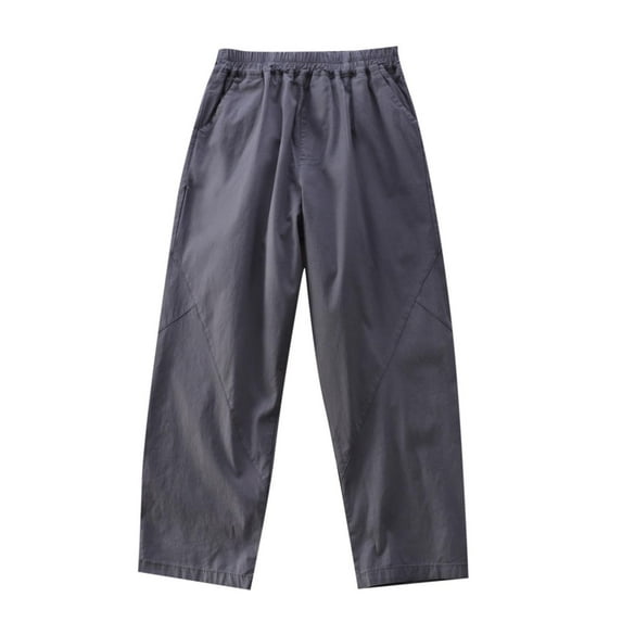 CYRBOKO Boys Summer Cargo Pants, Quick-dry Gift Lightweight Casual Jogger Pants Dark Gray Size 6-7 T