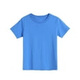 thumbnail image 1 of CYRBOKO Boys T-shirts, Crewneck Short Sleeve Casual Cotton Basic Tops Blue Size 2-3 T, 1 of 5