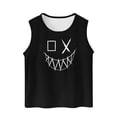 thumbnail image 1 of CYRBOKO Boys Tank Tops, Sports Crew Neck Casual Summer Sleeveless Graphic Tee Black Size 10-11 T, 1 of 4