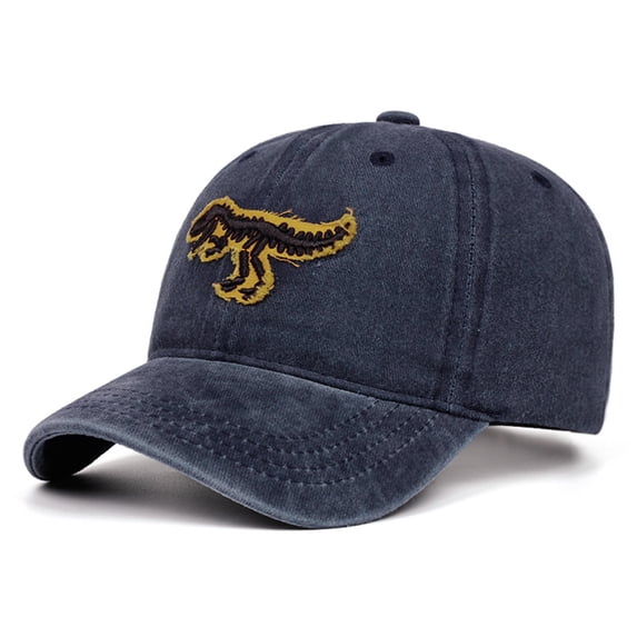 CYRBOKO Cotton, Adjustable Breathable Cotton Sun Protection Baseball Caps for Kids Navy Size 2-6 T