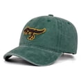 thumbnail image 1 of CYRBOKO Cotton, Sun Protection Breathable Cotton Adjustable Baseball Caps for Kids Green Size 2-6 T, 1 of 6