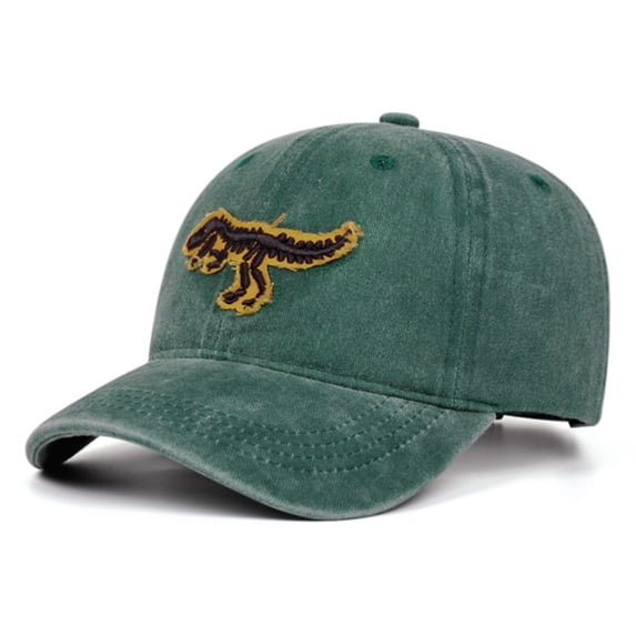 CYRBOKO Cotton, Sun Protection Breathable Cotton Adjustable Baseball Caps for Kids Green Size 2-6 T