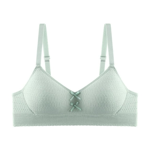 CYRBOKO Girl's Training Bars Top, Soft Comfortable Cami Breathable Thin Teen Girls Underwear Green Size 17-18 T