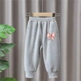 thumbnail image 1 of CYRBOKO Girls Athletic Sweatpants, Casual Elastic Waist Cotton Comfy Joggers with Pockets Gray Size 10 T, 1 of 3