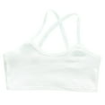 thumbnail image 1 of CYRBOKO Girls Barlettes, Breathable Soft Cami Cotton Comfortable Teen Girls Bras White Size 9-10 T, 1 of 6