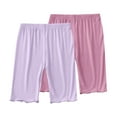 thumbnail image 1 of CYRBOKO Girls Bike Shorts, Dancewear Streth 2 Piece Elastic Waist Summewr Leggings Hot Pink Size 7-8 T, 1 of 8