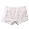 thumbnail image 1 of CYRBOKO Girls Boxers, Comfy Thin Casual Cotton Girls Underwear White Size 6-7 T, 1 of 2