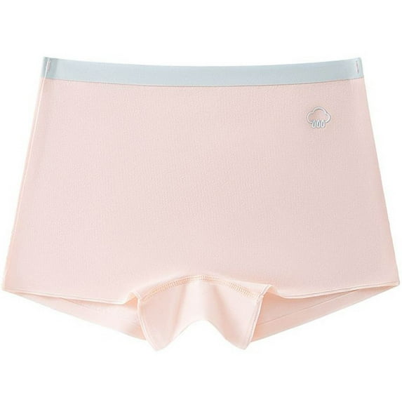 CYRBOKO Girls'Boxers, Elastic Waist Cotton Stretchy Lightweight Girls Underwear Pink Size 12 T