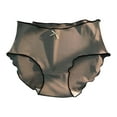 thumbnail image 1 of CYRBOKO Girls'Brief Underwear, Cotton Elastic Waist Comfy Thin Hipster Panties Gray Size 13-15 T, 1 of 7
