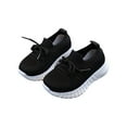 thumbnail image 1 of CYRBOKO Girls Court Sneakers, Casual Slip On Breathable Slip On Athletic Shoes Black Size 6-7 T, 1 of 9