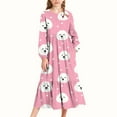 thumbnail image 1 of CYRBOKO Girls Dresses for Valentine's Day, Crewneck Casual Long Sleeve A-line Dresses with Pockets Multicolor Size 12-13T, 1 of 6