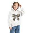 thumbnail image 1 of CYRBOKO Girls Graphic Hoodies, Casual Lightweight Soft Long Sleeve Hooded Sweatshirt White Size 2-3 T, 1 of 7