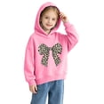 thumbnail image 1 of CYRBOKO Girls Graphic Hoodies Size 6, Casual Soft Lightweight Long Sleeve Hooded Sweatshirt Pink, 1 of 7