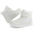 thumbnail image 1 of CYRBOKO Girls Snow Boots, Fleece Casual Athletic Thermal Skiing Shoes White Size 12 (Little Kids), 1 of 6