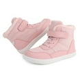 thumbnail image 1 of CYRBOKO Girls Snow Boots, Thermal Athletic Casual Fleece Skiing Shoes Pink Size 1 (Big Kids), 1 of 5