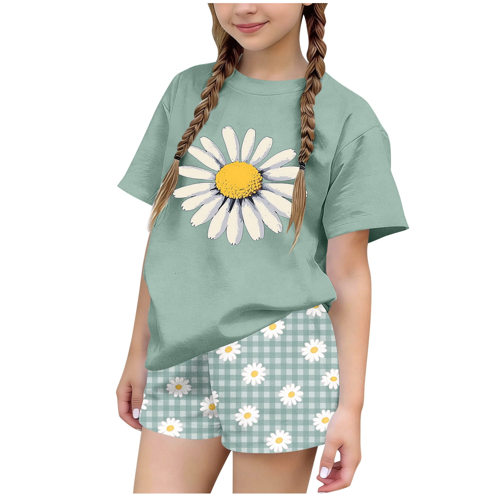 cyrboko-girls-summer-outfit-sets-floral-print-holiday-casual-elastic