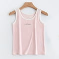thumbnail image 1 of CYRBOKO Girls Tank Tops, Athletic Cotton Casual Summer Sleeveless Undershirts Pink Size 13-14 T, 1 of 7