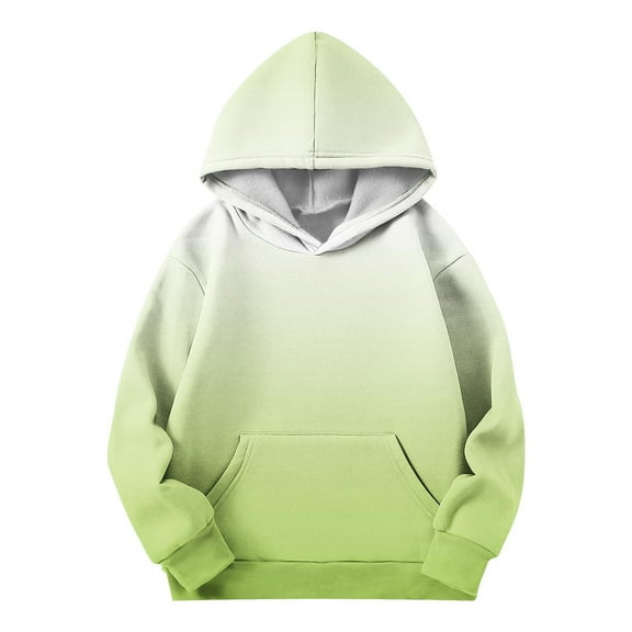 CYRBOKO Hoodies for Toddler Girls, Long Sleeve Fall and Winter Casual Thermal Sweatshirts with Pocket Mint Green Size 4-5 T