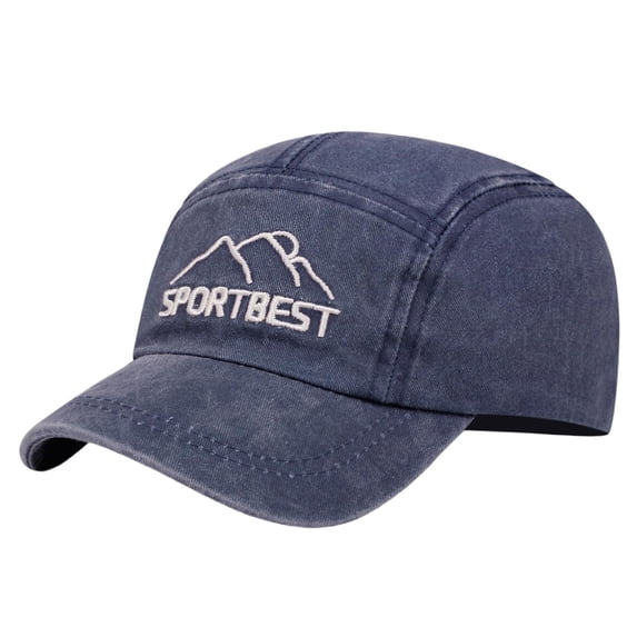 CYRBOKO Kids Baseball Cap, Adjustable Cotton Breathable Mesh Sun Protection Boys Girls Summer Hats Navy Size 2-6 T