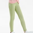 thumbnail image 1 of CYRBOKO Leggings for Girls, Breathable Elastic Waist Casual Stretch Long Bottoms Green Size 8-9 T, 1 of 9