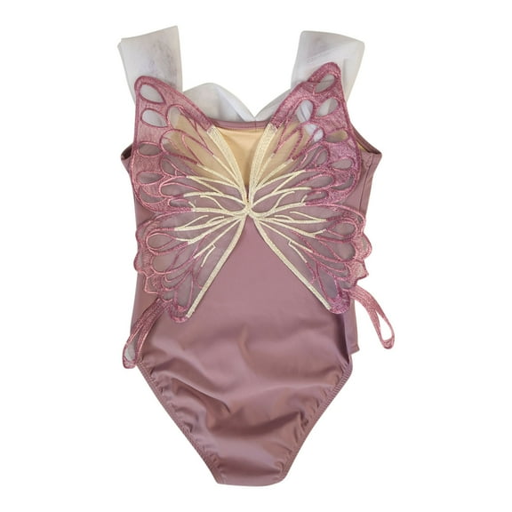 CYRBOKO Leotards for Toddler Girls, Sleeveless Backless Performance Lightweight Ballerina Dancewear Hot Pink Size 2-3 T