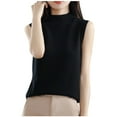 thumbnail image 1 of CYRBOKO Tank Tops for Women, Summer Crew Neck Comfy Soft Sleeveless Tops Black Size S-2XL, 1 of 3