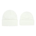 thumbnail image 1 of CYRBOKO Toddler Boys Cotton Beanies, Winter Thermal Athletic Fall Kids Hats White Size 2-6 T, 1 of 2