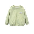 thumbnail image 1 of CYRBOKO Toddler Boys Rain Jeckets, Long Sleeve Zip up Loose Lightweight Fall Windbreakers Green Size 3-4 T, 1 of 4