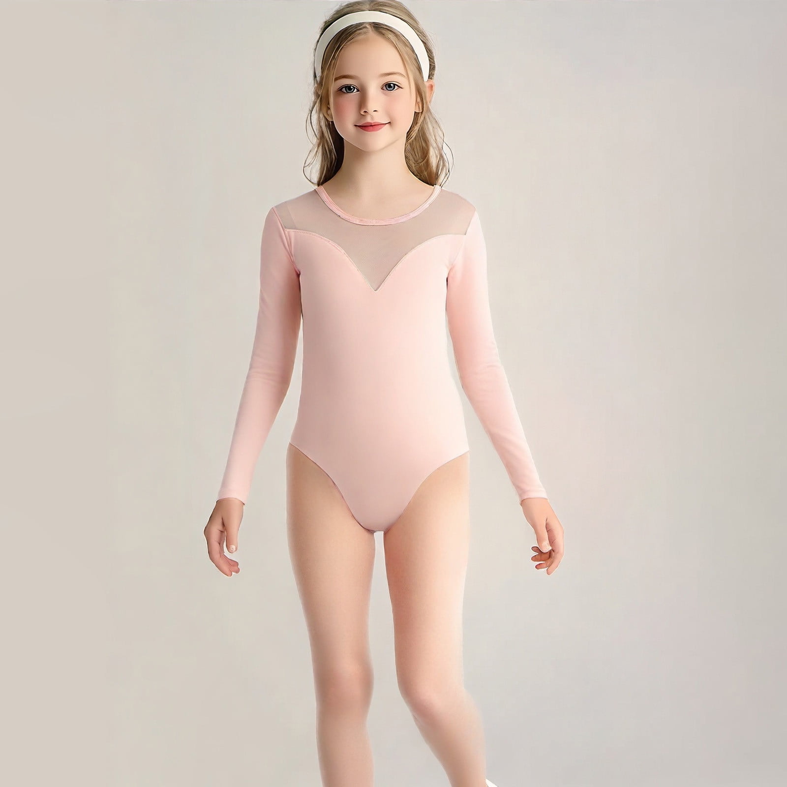 CYRBOKO Girl's Dancewear Leotards 2025, Cotton Dance Long Sleeve