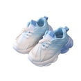 thumbnail image 1 of CYRBOKO Toddler Girls Athletic Sneakers, Non-slip Soft Sole Casual Slip On Running Shoes Blue Size 2-2.5 T, 1 of 5