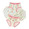 thumbnail image 1 of CYRBOKO Toddler Girls Briefs, Elastic Waist 4-piece Cotton Lightweight Underwear for Girls Pink Size 3-5 T, 1 of 3
