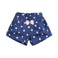 thumbnail image 1 of CYRBOKO Toddler Girls Summer Shorts, Cotton Lightweight Casual Elastic Waist Athletic Shorts Navy Size 4-5T, 1 of 2