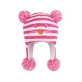 thumbnail image 1 of CYRBOKO Toddler Girls Winter Beanies, Casual Fleece Knitted Thermal Kids Hats Hot Pink Size 2-3 T, 1 of 3