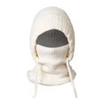 thumbnail image 1 of CYSFASHION 3 In 1 Beanie Hat With Scarf And Mask Warm Scrub Caps Women Womens Scarves Wool Face Masks White, 1 of 8